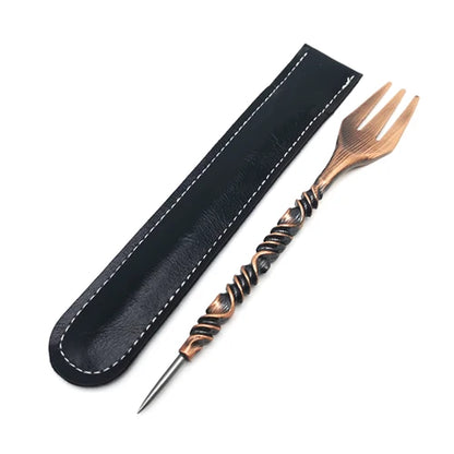 🔧✨ LOMINT Retro Design Hookah Fork – 2-in-1 Shisha Tool