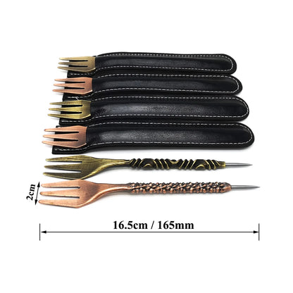 🔧✨ LOMINT Retro Design Hookah Fork – 2-in-1 Shisha Tool