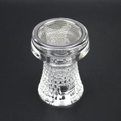 🔮 Glass Hookah Bowl with Net – Elegant & Functional