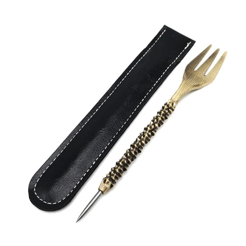 🔧✨ LOMINT Retro Design Hookah Fork – 2-in-1 Shisha Tool