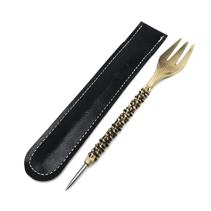 🔧✨ LOMINT Retro Design Hookah Fork – 2-in-1 Shisha Tool