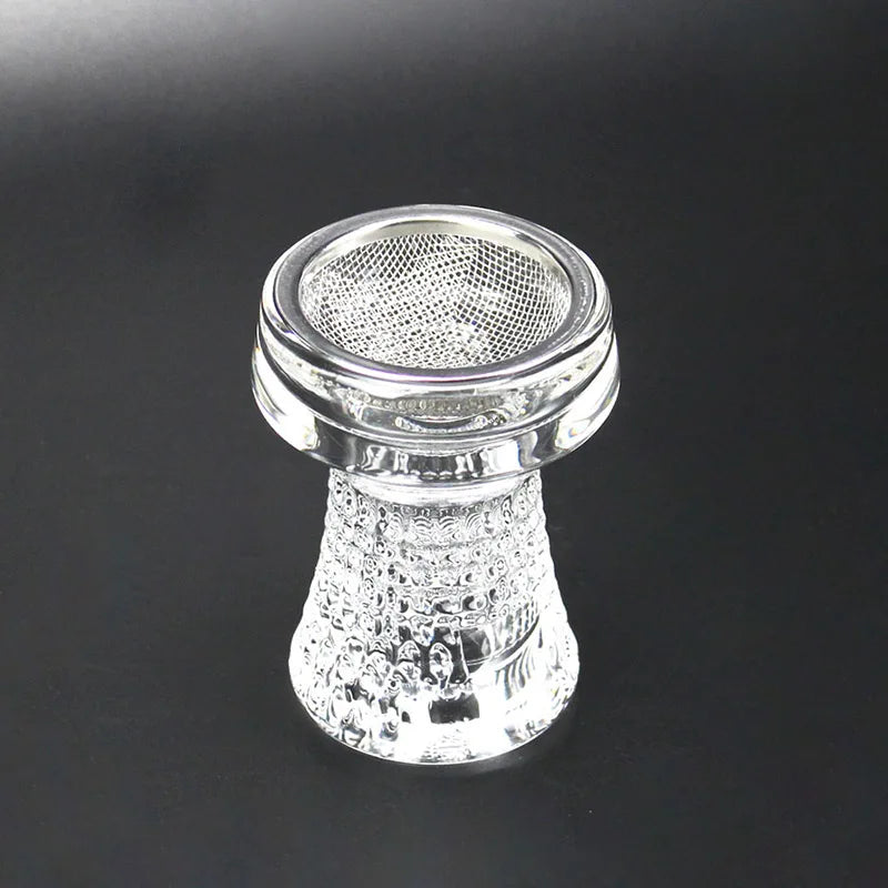🔮 Glass Hookah Bowl with Net – Elegant & Functional