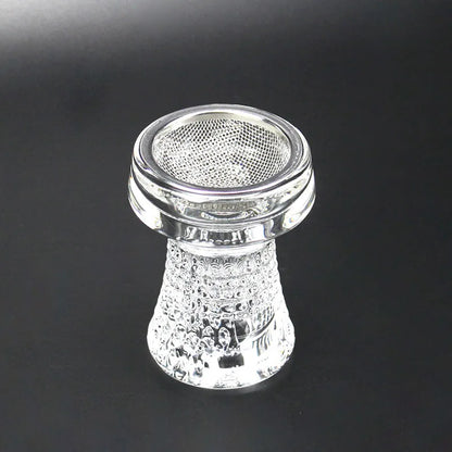 🔮 Glass Hookah Bowl with Net – Elegant & Functional