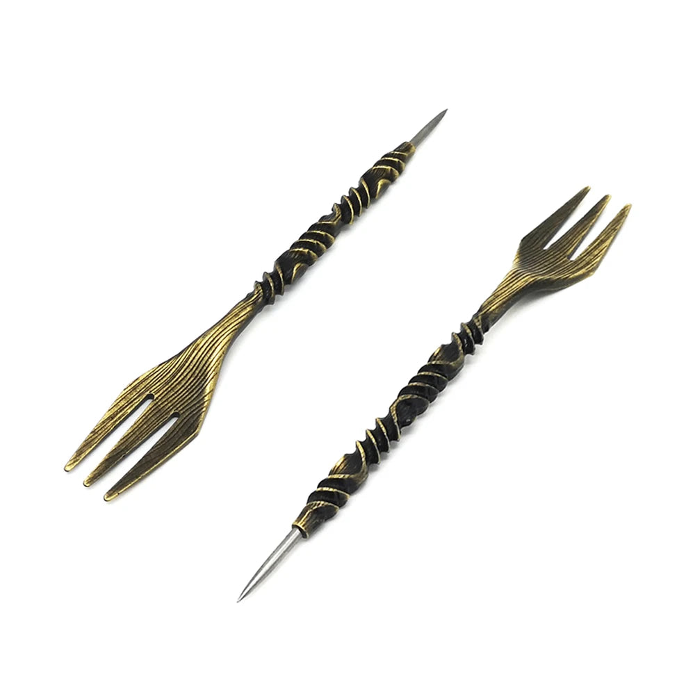 🔧✨ LOMINT Retro Design Hookah Fork – 2-in-1 Shisha Tool