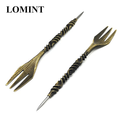 🔧✨ LOMINT Retro Design Hookah Fork – 2-in-1 Shisha Tool