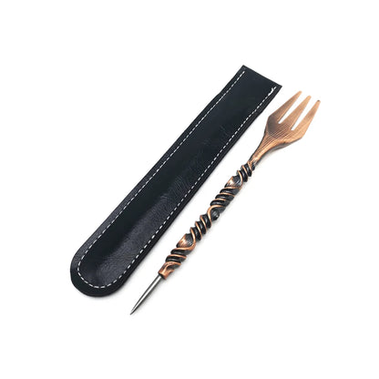 🔧✨ LOMINT Retro Design Hookah Fork – 2-in-1 Shisha Tool