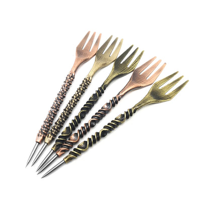 🔧✨ LOMINT Retro Design Hookah Fork – 2-in-1 Shisha Tool
