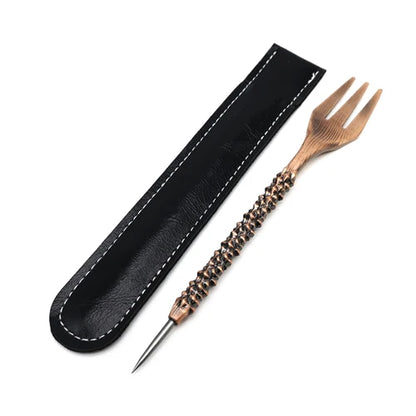 🔧✨ LOMINT Retro Design Hookah Fork – 2-in-1 Shisha Tool