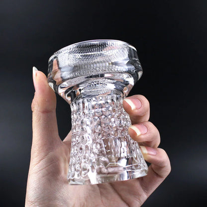 🔮 Glass Hookah Bowl with Net – Elegant & Functional