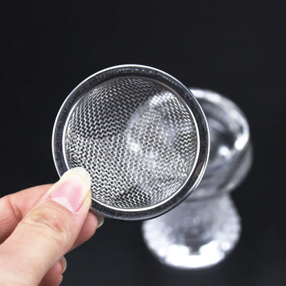 🔮 Glass Hookah Bowl with Net – Elegant & Functional