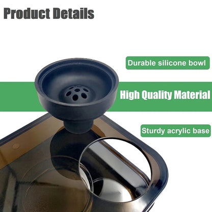 Book Box Hookah Set with Chicha Tobacco Bowl & Cigarette Holder & LED Light - My Perfect Hookah