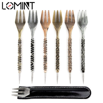 🔧✨ LOMINT Retro Design Hookah Fork – 2-in-1 Shisha Tool